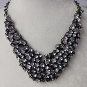 2 for $10 Bittersweet rhinestone bib necklace. Good used condition.